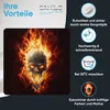 Sanilo Badematte Totenkopf in Flammen 53 x 53 cm Produktbild-Vorschau 3