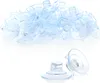 com-four® 60x Saugnapfhalter mit Kabel-Schlitz, transparent Produktbild-Vorschau 1