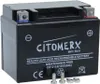A black motorcycle battery with the brand name 'CITOMERX' printed on it. Produktbild-Vorschau