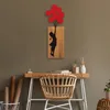 Wallity, Banksy - 17, nástenná dekorácia, orech, kov, 70 x Náhľad obrázku produktu 3