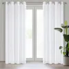 EUROFIRANY | Rideau - 140 x 250 cm - rideau blanc - Lisse Voir les images du produit 2