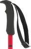 A close-up view of the handle and upper shaft of a red ski pole. Náhled obrázku produktu