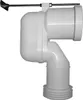 A white plumbing fixture, likely a drain or waste pipe component, shown against a white background. Produktbild-Vorschau