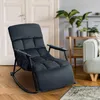 Fauteuil à bascule CLP Cathy rembourré, structure en métal Voir les images du produit 7