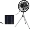 Przenośny wentylator solarny 6W 6 cali, podwójny wentylator Podgląd zdjęcia produktu 4