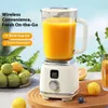 Zimilo Frullatore senza fili da 600 ml con 10 lame, 2 Anteprima dell’immagine prodotto 2