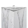 vidaXL Gartenbrunnen mit Pumpe Edelstahl 76 cm Dreieckig Produktbild-Vorschau 6