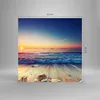 Bilder auf glas - Meer Strand Welle - 30x30cm - Glasbilder Produktbild-Vorschau 3