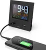 Budík HAMA s dvojitým nabíjaním USB čierny Náhľad obrázku produktu 2