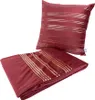 Dekokissen & Decke Prisma 500 2er-Set Rot / Gold Produktbild-Vorschau 1