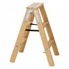 KADAX Malleiter aus Holz, ausziehbar, 2x3 Stufen, klappbar, Produktbild-Vorschau 4