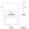 LED Badspiegel 100×60cm Kaltweiß dimmbar Memory eine Stunde Produktbild-Vorschau 6