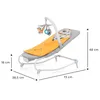 A baby bouncer with toys attached to a mobile. Produktbild-Vorschau