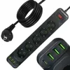Pantherise Steckdosenleiste 5 Steckdosen 3x USB-A 1x USB-C Produktbild-Vorschau 1