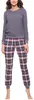 Merry Style Damen Schlafanzug Zweiteiler Pyjama lang bunt Produktbild-Vorschau 1