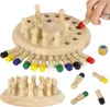 Gioco di puzzle di memoria Cinese abbina i colori in legno Anteprima dell’immagine prodotto 1