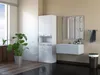 Top E Shop NEL 2K DK BPO bathroom storage cabinet White Náhled obrázku produktu 2