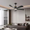 ZELURXX Deckenventilator mit LED Licht, 52 Zoll, Schwarz Produktbild-Vorschau 1