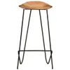 vidaXL Tabouret de bar 2 pcs. Bois massif acacia Voir les images du produit 2