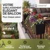4x Bac à fleurs 11 litres support de montage intérieur Voir les images du produit 2