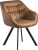 WOHNLING Esszimmerstuhl Wildlederoptik Beige Gepolstert Produktbild-Vorschau 6