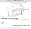 meioro Böhmische Tischdecke für Küche Dekoration, 90x90cm Produktbild-Vorschau 6