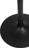 Table de bar Lamoni  - h85-106 cm x Ø60 cm - Noir/noir Voir les images du produit 2