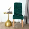 4er Set Stretch Stuhlhusse Universelle Samt Stuhlbezug Produktbild-Vorschau 4