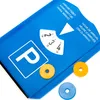 com-four® 2x Parkscheibe mit Eiskratzer, Gummilippe und Produktbild-Vorschau 6