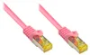 Good Connections  Patchkabel m. Cat.7 Rohk. magenta 5m Produktbild-Vorschau 5
