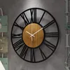 Horloge murale 3D en métal, style vintage romain, pour Voir les images du produit 6