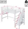 okwish Patrové postele 90x200 s vloženými deskami a úložným Náhled obrázku produktu 7