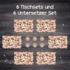 Tischset 6x45x30 cm + 6x10fi cm Platzset Tischmatte Produktbild-Vorschau 4