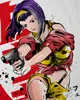 style3 Faye in Action Kinder T-Shirt bebop anime manga Produktbild-Vorschau 2