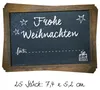 SET 3 x 25 Stück Weihnachten Geschenkaufkleber Produktbild-Vorschau 2