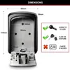 Boîte à Clés Sécurisée Master Lock, Medium, Fixation Voir les images du produit 6