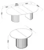 Ovalio Esstisch Typ 204 Tisch ausziehbar 100-188 cm Produktbild-Vorschau 8