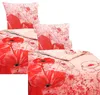 A bedding set with a poppy flower pattern. Produktbild-Vorschau