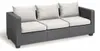 Allibert Salta 3-Sitzer Gartensofa – Rattanoptik, Produktbild-Vorschau 5