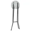 vidaXL Tabouret de bar pliable 2 pcs. PEHD et acier blanc Voir les images du produit 4