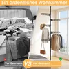 Teleskop Garderobenständer ausziehbar 100-310cm, mit 5 Produktbild-Vorschau 9
