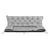 Gartenset hellgrau 100x60x50cm + 2 Kissen 42 x 42 cm Produktbild-Vorschau 2