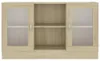 vidaXL Vitrína Sonoma dub 120x30,5x70 cm výrobek ze dřeva Náhled obrázku produktu 5