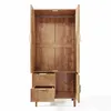 Kleiderschrank 80x50x177cm, Eichenoptik, 3D-Rillen, 3 Produktbild-Vorschau 18