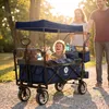 Miweba Bollerwagen MB-20 faltbar | Transportwagen mit Dach Produktbild-Vorschau 1