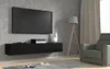 Hängender TV Schrank BINGO 180 cm SCHWARZ MATT Lowboard TV Produktbild-Vorschau 4