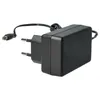 A black power adapter with a European plug and a DC output connector is shown against a white background. Produktbild-Vorschau