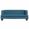 vidaXL Lit pour chien Bleu 80x45x30 cm Velours Voir les images du produit 3