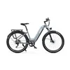 A studio shot of a gray electric bicycle against a white background. Produktbild-Vorschau