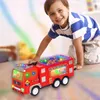 Camion de pompier avec son et lumière - voiture jouet en Voir les images du produit 9